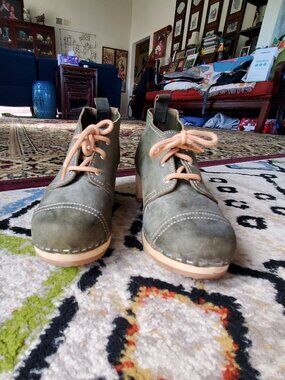 Sandgrens Chukka cap toe clog boot, size EU 37